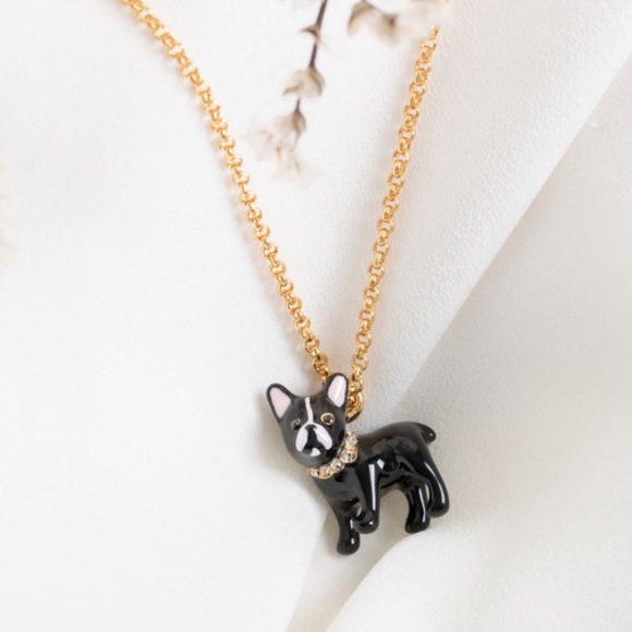 Kate Spade Ma Chérie Antoine Dog Necklace - Picture 7 of 8